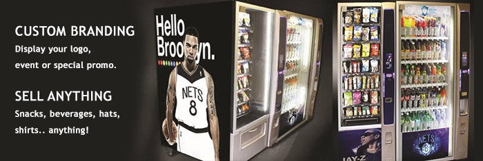 Custom branding for your NY vending machine