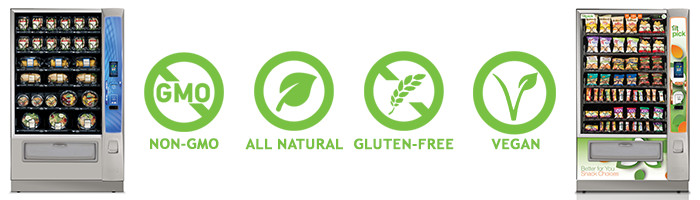 Healthy products in vending machines